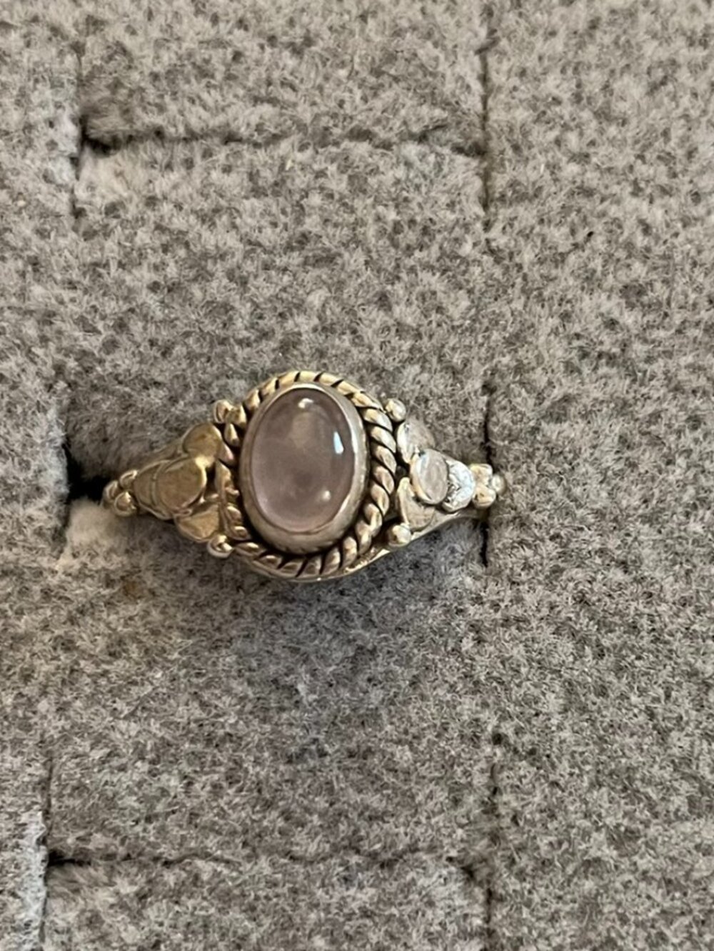 NEW Sterling Silver Ring Size 6 Dainty Moonstone Hippie Boho Anthropologie $58